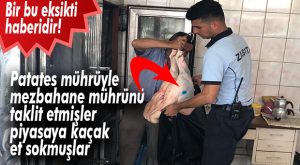 MERSİN’DE SAHTE İÇKİ SKANDALININ ACISI BİTMEDEN ŞİMDİ DE KAÇAK ET SKANDALI PATLADI!