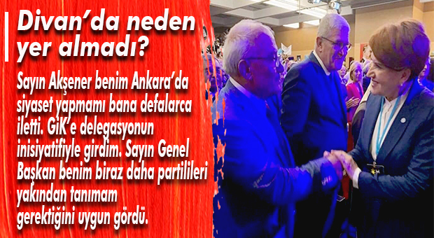 KOCAMAZ’DAN İYİ PARTİ DİVANI AÇIKLAMASI GELDİ