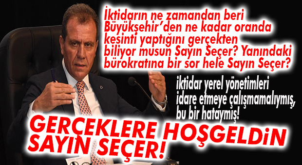 SEÇER SIKIŞTI, İKTİDARA YÜKLENDİ!