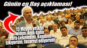 AK PARTİLİ GÜLTAK: “BEN 15 MİLYON YETKİSİNİ ALDIM AMA DAHA KULLANMADIM, KENDİMİ SIKIYORUM!”