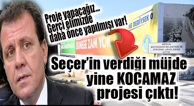 TEŞEKKÜRLER KOCAMAZ… PROJELERİNİ YENİ YÖNETİM “BÜYÜK PROJE” OLARAK SUNMAYI SÜRDÜRÜYOR!