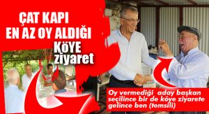 MEZİTLİ BELEDİYE BAŞKANI TARHAN EN AZ OY ALDIĞI MAHALLEYİ ZİYARET ETTİ