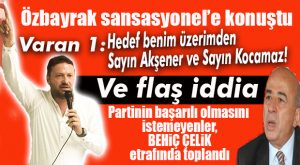 ALİCAN ÖZBAYRAK: “ÖMRÜMÜN GERİ KALANINI KUMPASÇILARLA MÜCADELE EDEREK GEÇİRECEĞİM!”