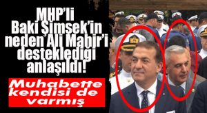 MHP’Lİ ŞİMŞEK DE CHP’LİLERLE SIRITIYORMUŞ İYİ Mİ?
