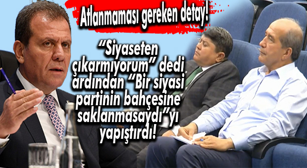 İYİ Kİ SİYASETEN ÇIKARMIYORMUŞ GEREKÇEYE BAK: BİR SİYASİ PARTİNİN ARKA BAHÇESİNE SAKLANMASAYMIŞ!