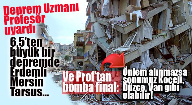 PANİKLEMEYİN, ÖNLEM ALIN! MERSİN İÇİN ŞOK DEPREM UYARISI…