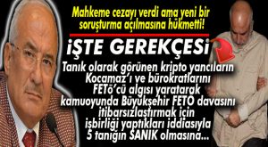 GİZLİ TANIK YANCILARI DESİFRE EDİLİYOR: KOCAMAZ’I VE BÜROKRATLARINI FETÖ’CÜ GÖSTERMEK İÇİN İŞBİRLİĞİ YAPTILAR