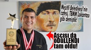 BU HABER PAS GEÇİLMEZ… MEZİTLİ BELEDİYESİ AŞÇISI “YILIN ALTIN GENÇ ŞEFİ” ÖDÜLÜ ALDI