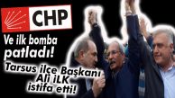 FLAŞ…FLAŞ…FLAŞ… CHP TARSUS İLÇE BAŞKANI ALİ İLK İSTİFA ETTİ