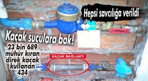 RAKAM DUDAK UÇUKLATTI! MERSİN’DE KAÇAK SU KULLANANLAR SAVCILIĞA ŞİKAYET EDİLDİ