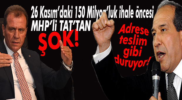 MHP’Lİ TAT’TAN CHP’Lİ SEÇER’E AKARYAKIT İHALESİ YORUMU: “ADRESE TESLİM GİBİ DURUYOR!”