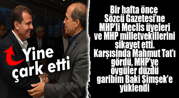 BU DA SEÇER ÇARKI… MAHMUT TAT’I GÖRDÜ ÖVGÜLER DÜZDÜ, İHALE BAKİ ŞİMŞEK’E KALDI
