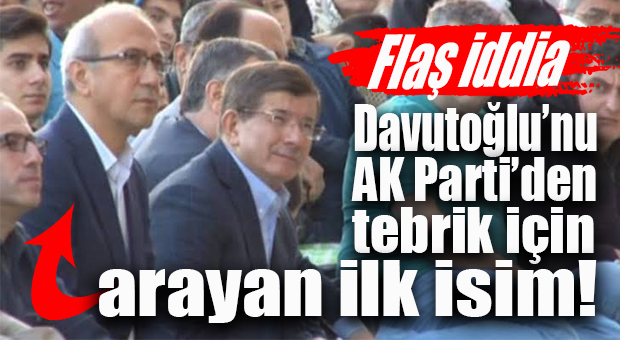 FLAŞ İDDİA… AK PARTİ KANADINDAN DAVUTOĞLU’NA İLK HAYIRLI OLSUN ELVAN’DAN GELDİ