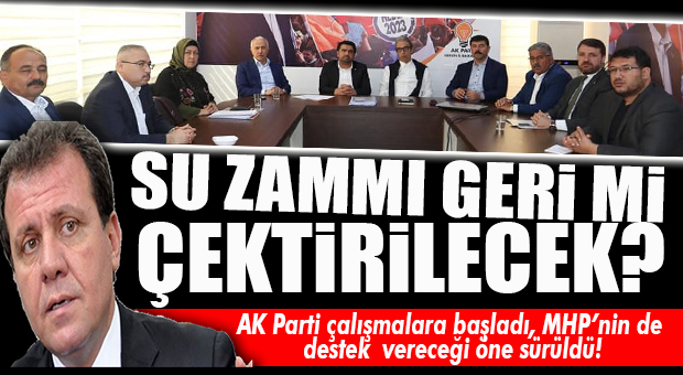 FLAŞ GELİŞME… MERSİN’DE AK PARTİ SU ZAMMININ GERİ ALINMASI İÇİN HAZIRLIK YAPIYOR