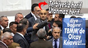 MECLİS’TE KILAVUZ ŞOV SÜRÜYOR: “TERBİYESİZ HERİF, UTANMAZ HERİF!”