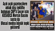GAZETECİDEN VAHAP SEÇER’E SAĞLAM AYAR: “O İŞ YAŞ SAYIN BAŞKAN, VAY BENİM ÜLKEMİN HALİNE!”