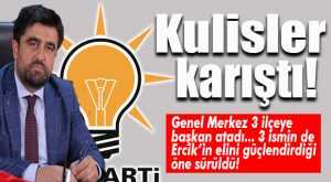 ERCİK MUHALİFLERİNİN GARDI DÜŞTÜ! AK PARTİ MERSİN’DE 3 İLÇE BAŞKANININ ATAMASI YAPILDI