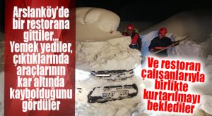 ARSLANKÖY’DE MAHSUR KALAN 10 KİŞİ KURTARILDI