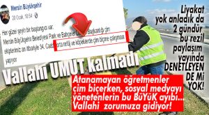 BÜYÜKŞEHİR UMUT VERMİYOR: ATANAMAYAN ÖĞRETMENLER ÇİM BİÇMEDE, SOSYAL MEDYA KİMLERİN ELİNDE?