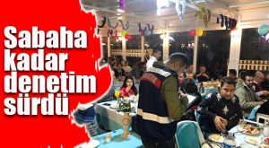 JANDARMA EKİPLERİ YILBAŞI GECESİ DENETİMLERİNİ SÜRDÜRDÜ