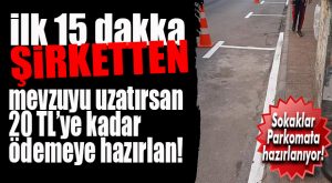 MERSİN SOKAKLARI PARKOMAT İÇİN HAZIRLANMAYA BAŞLADI!
