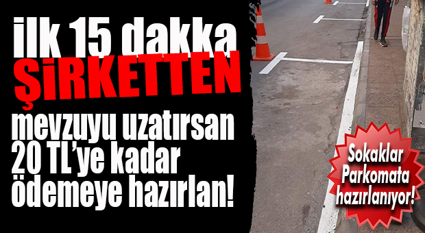 MERSİN SOKAKLARI PARKOMAT İÇİN HAZIRLANMAYA BAŞLADI!