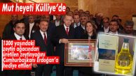 MUT HEYETİ, CUMHURBAŞKANI ERDOĞAN’I ZİYARET ETTİ