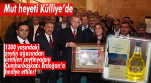 MUT HEYETİ, CUMHURBAŞKANI ERDOĞAN’I ZİYARET ETTİ