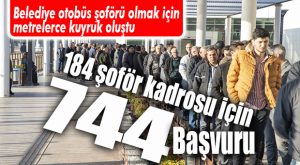 BÜYÜKŞEHİR MÜLAKATA BAŞLADI… 184 OTOBÜS ŞOFÖRÜ ALIYOR!