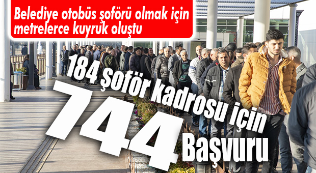 BÜYÜKŞEHİR MÜLAKATA BAŞLADI… 184 OTOBÜS ŞOFÖRÜ ALIYOR!