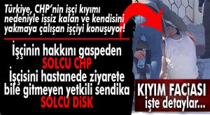 KIYIM FACİAYA DÖNÜŞTÜ… CHPLİ BÜYÜKŞEHİR SESSİZ, SENDİKASI DİSK İLGİSİZ!