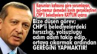 ERDOĞAN’DAN CHP’Lİ BELEDİYELERE UYARI: “BELEDİYELERİ PEŞKEŞ ÇEKERSENİZ, BEDELİNİ ÖDERSİNİZ!”
