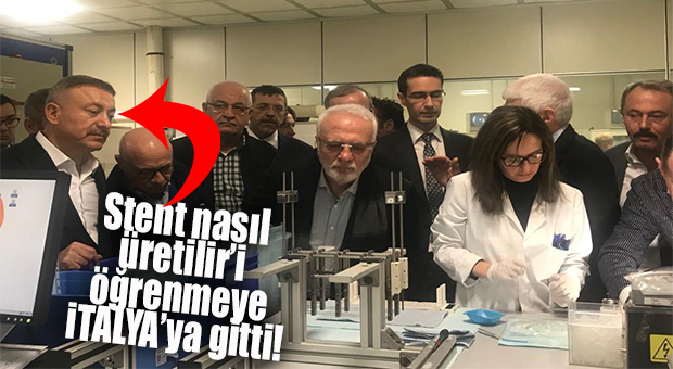 AK PARTİLİ HACI ÖZKAN İTALYA’DA FABRİKA GEZDİ!
