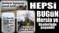 ZOR BİR GÜNDÜ… MERSİN’İN FIRTINAYLA İMTİHANI