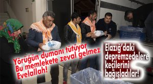 DAHA DUMAN TÜTÜYOR KORKMAYIN GAYRI! MERSİN’DEKİ SARIKEÇİLİ YÖRÜKLER, ELAZIĞ’A “KEÇİ” BAĞIŞLADI!