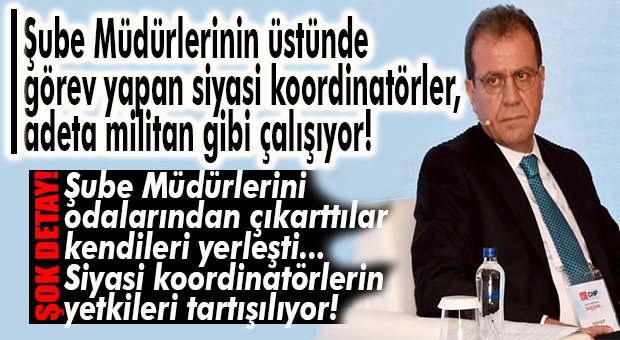CHP’Lİ BÜYÜKŞEHİR’DEN HDP TAKTİĞİ… TÜM YETKİLER EL ALTINDAN EŞ BAŞKAN SİYASİ KOORDİNATÖRLERDE!