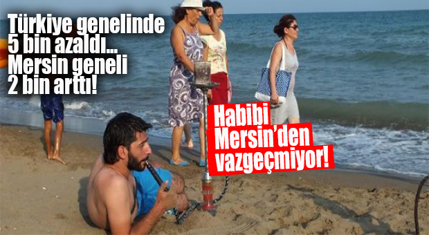 TÜRKİYE GENELİNDE 5 BİN AZALDI, MERSİN’DE 2 BİN ARTTI… MERSİN’E SURİYELİ İLGİSİ DÜŞMÜYOR!