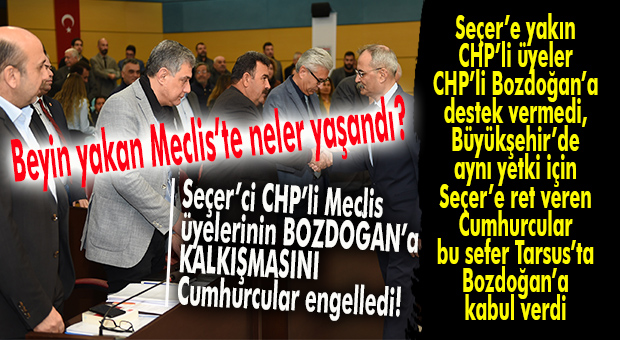 SEÇER’Cİ CHP’Lİ MECLİS ÜYELERİNDEN CHP’Lİ BOZDOĞAN’A KALKIŞMA CUMHUR’CULAR SAYESİNDE ENGELLENDİ İYİ Mİ?