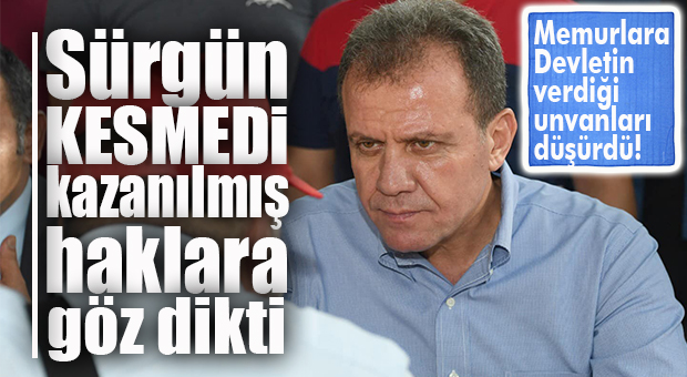 CHP’Lİ BÜYÜKŞEHİR BÜROKRATLARA MOBBİNGİN DOZUNU ARTTIRDI: DEVLETİN VERDİĞİ UNVANI BİLE DÜŞÜRDÜ!