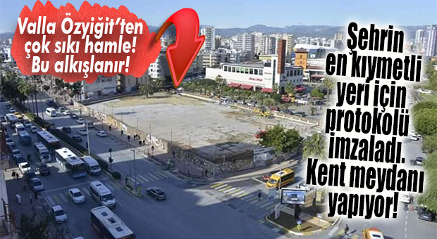 YENİŞEHİR BELEDİYESİ, ŞEHRİN EN GÖZDE YERİNE KENT MEYDANI YAPIYOR!
