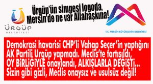 AK PARTİLİ BELEDİYE’DEN CHP’Lİ MERSİN’E DEMOKRASİ DERSİ… LOGOYU HEP BİRLİKTE BELİRLEDİLER!