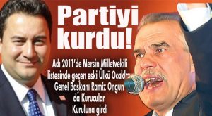BABACAN DİLEKÇEYİ VERDİ… DEMOKRASİ VE ATILIM PARTİSİ (DEVA) KURULDU… İŞTE TAM LİSTE!