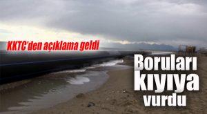 ASRIN PROJESİ’NİN ARIZALI BORULARI SAHİLE VURDU!
