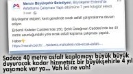 40 METRE ASFALT KAPLAMA BÜYÜK HİZMET DİYE SUNULDU… ŞAŞIRMAYIN, İLÇE DEĞİL, YAPAN MAALESEF BÜYÜKŞEHİR!