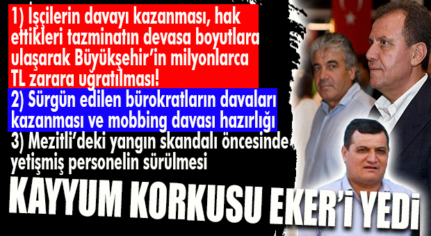 AYHAN EKER’İ KOLTUĞUNDAN EDEN SKANDAL UYGULAMALAR… İŞTE CHP’Lİ SEÇER’İN PANİKLEME GEREKÇELERİ…