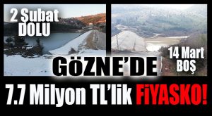 ŞOK GELİŞME… 30 GÜNDE GÖZNE GÖLETİ BOŞALDI! TABANDAN SU MU KAÇIRIYOR?