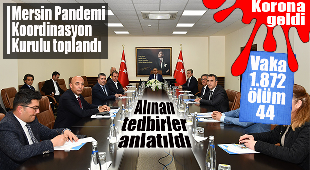 İL PANDEMİ KOORDİNASYON KURULU TOPLANDI: “HER TÜRLÜ TEDBİRİ ALDIK!”