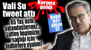 MERSİN VALİSİ TWİTTER’DAN DUYURDU: “LÜTFEN HEPİMİZİN SAĞLIĞI İÇİN TEDBİRLERE UYALIM!”