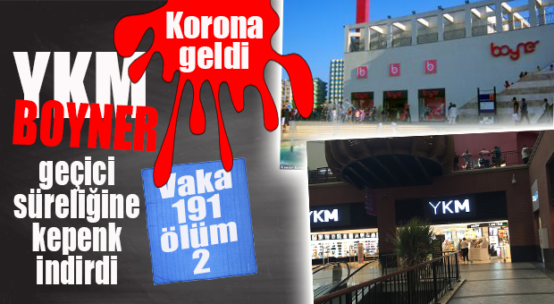 BOYNER-YKM GEÇİCİ SÜRELİĞİNE MAĞAZALARI KAPATTI: GEREKÇE KORONAVİRÜS!