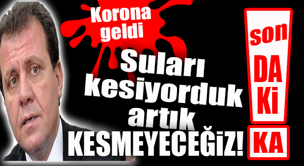 FLAŞ GELİŞME… MESKİ SU BORCUNDAN DOLAYI VATANDAŞA SU KESİNTİSİ YAPMAYACAK!